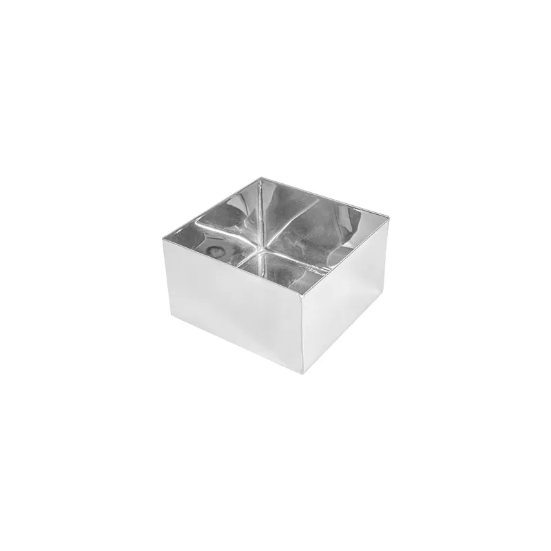 BOÎTE POUR BUFFET ARTINOX  12x12x7 CM ARGENTE INOX (1 UNITÉ)