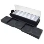 SET D’ÉPICES 6 COMP. + BORDUREUR 62x18,5x16,5 CM NOIR PS (1 UNITÉ) SET D’ÉPICES 6 COMP. + BORDUREUR