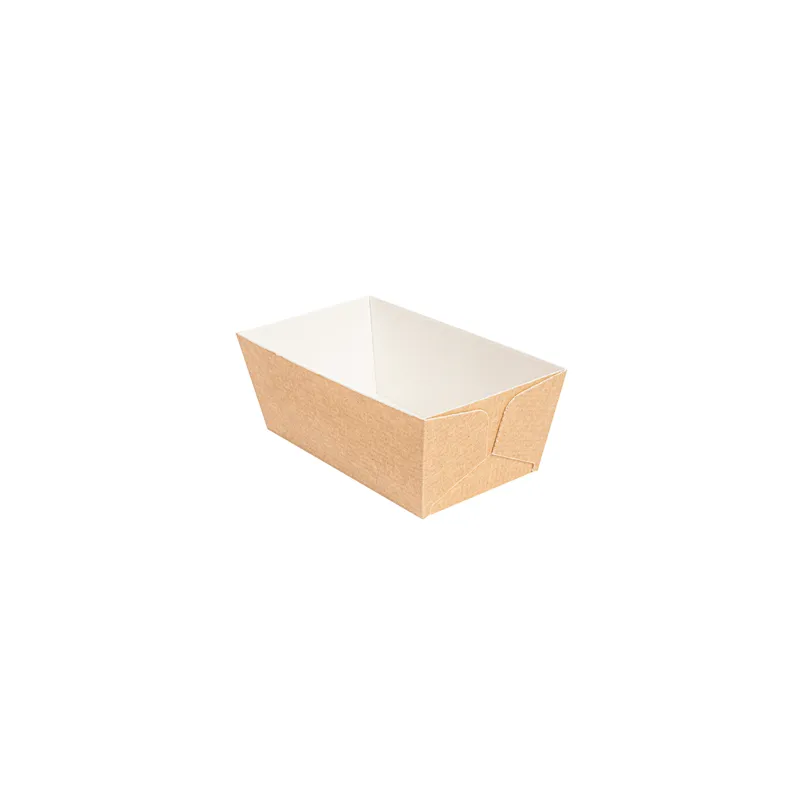 MOULES CUISSON PÂTISSERIE  230 G/M2 11,5x6,5x5 CM NATUREL KRAFT (300 UNITÉ)