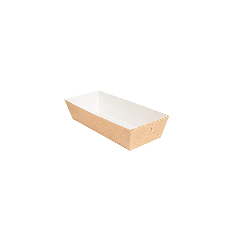 MOULES CUISSON PÂTISSERIE  230 G/M2 22,8x8,5x5,5 CM NATUREL KRAFT (350 UNITÉ)