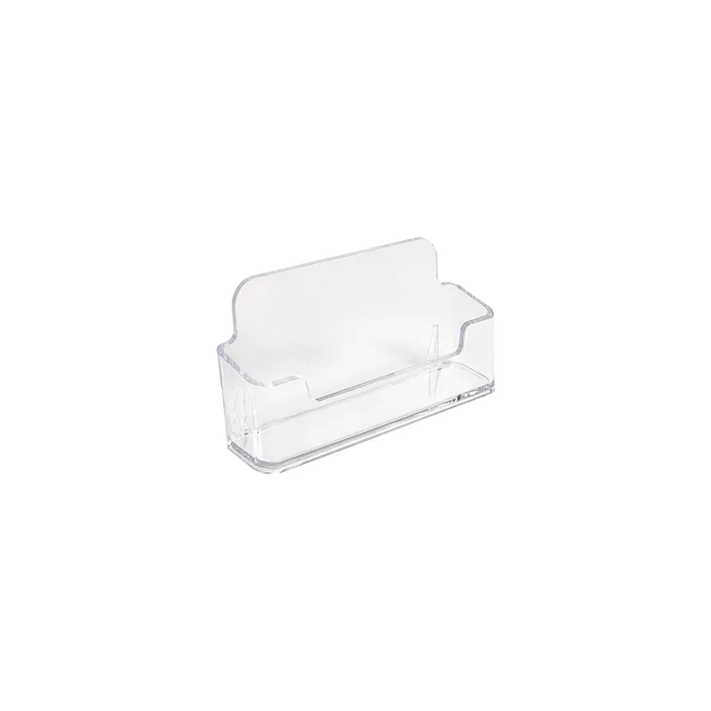 PORTE-CARTES DE VISITE À POSER 9,5x2,3x4,8 CM TRANSPARENT PS (2 UNITÉ) PORTE-CARTES DE VISITE À POSER 9,5x2,3x4,8 CM TRANSPARENT PS (2 UNITÉ)