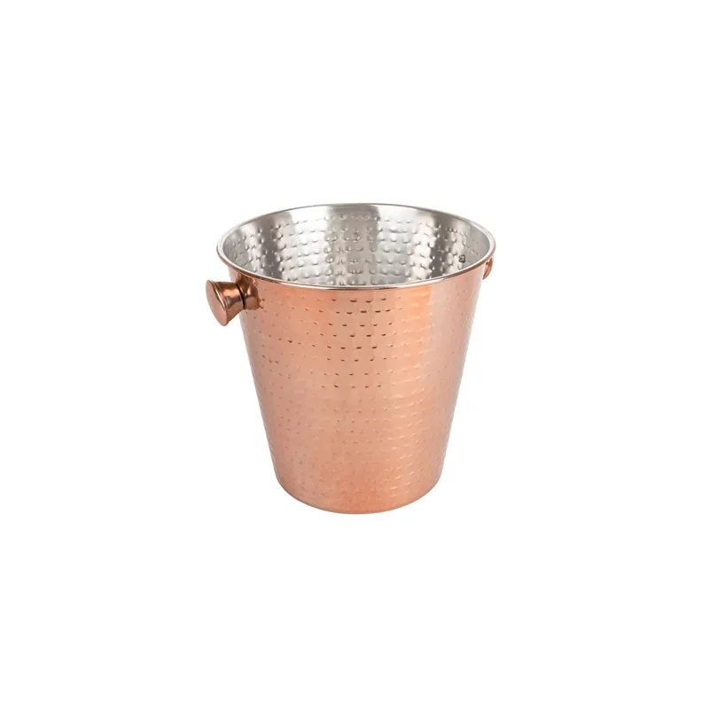 SEAU À CHAMPAGNE MARTELÉ ARTINOX  Ø 22,2x20 CM CUIVRE INOX (1 UNITÉ)