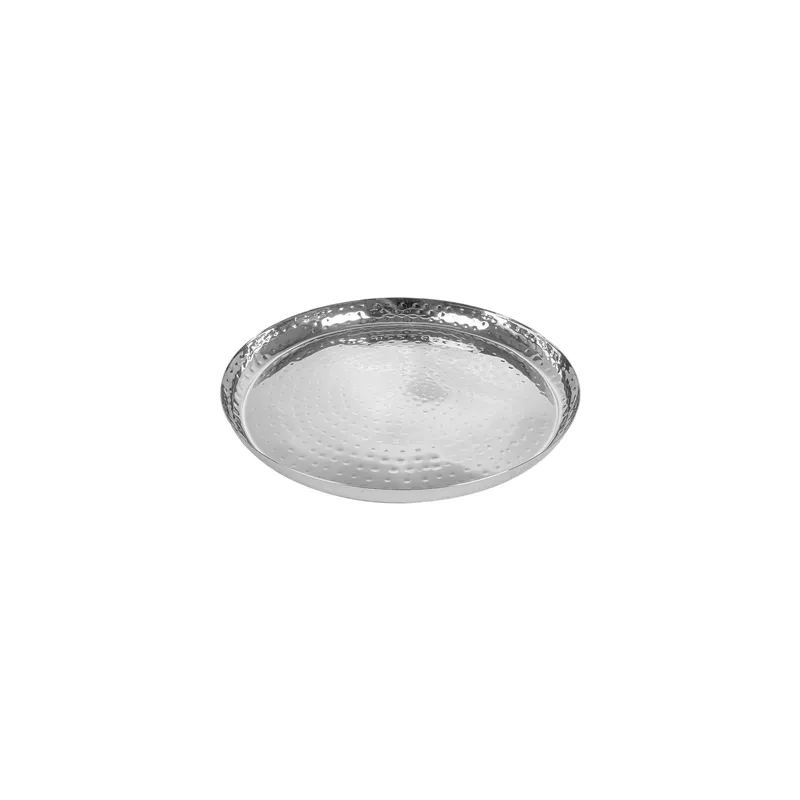 PLATEAU MARTELÉ ARTINOX Ø 37x2,8 CM ARGENTE INOX (1 UNITÉ) PLATEAU MARTELÉ ARTINOX Ø 37x2,8 CM ARGENTE INOX (1 UNITÉ)