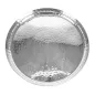 PLATEAU MARTELÉ ARTINOX Ø 37x2,8 CM ARGENTE INOX (1 UNITÉ) PLATEAU MARTELÉ