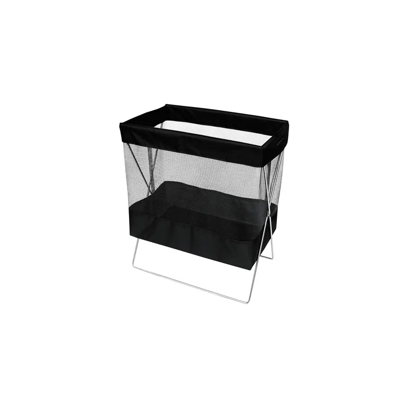 CORBEILLE STOCKAGE   41x27x51/39 CM NOIR POLYESTER (1 UNITÉ)