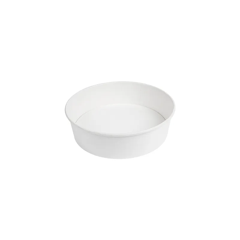 POTS SALADIERS  950 ML 255 + 18 PE G/M2 Ø 18,7/16,5x5,4 CM BLANC CARTON (300 UNITÉ)