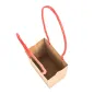 SACS SOS AVEC ANSES EN PAPIER ROUGE 110 G/M2 9+6x12 CM NATUREL KRAFT (100 UNITÉ) SACS SOS AVEC ANSES EN PAPIER ROUGE