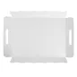 PLATEAUX + COUVERCLE THEPACK 40,5x30,5x6 CM BLANC CARTON MICROCANAL (150 UNITÉ) PLATEAUX + COUVERCLE