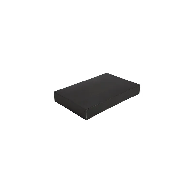 BOÎTES CATERING, PLATE THEPACK  42x28x6 CM NOIR CARTON NANO-MICRO (100 UNITÉ)