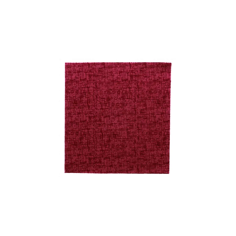 SERVIETTES P. 1/4 'JAZZ' 55 G/M2 20x20 CM BORDEAUX AIRLAID (3600 UNITÉ)