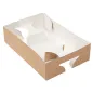 PLATEAUX TRANSPORT 1 VERRE+1 COMPART.