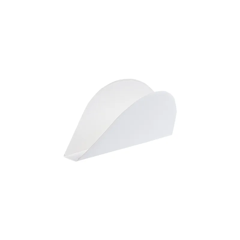 RÉCIPIENTS POUR TACOS THEPACK  15x2x7 CM BLANC CARTON NANO-MICRO (1200 UNITÉ)