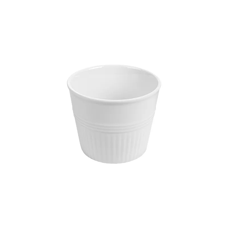 GOBELETS POUR FRITURES AKALA  Ø10,3x9 CM BLANC PORCELAINE (6 UNITÉ)
