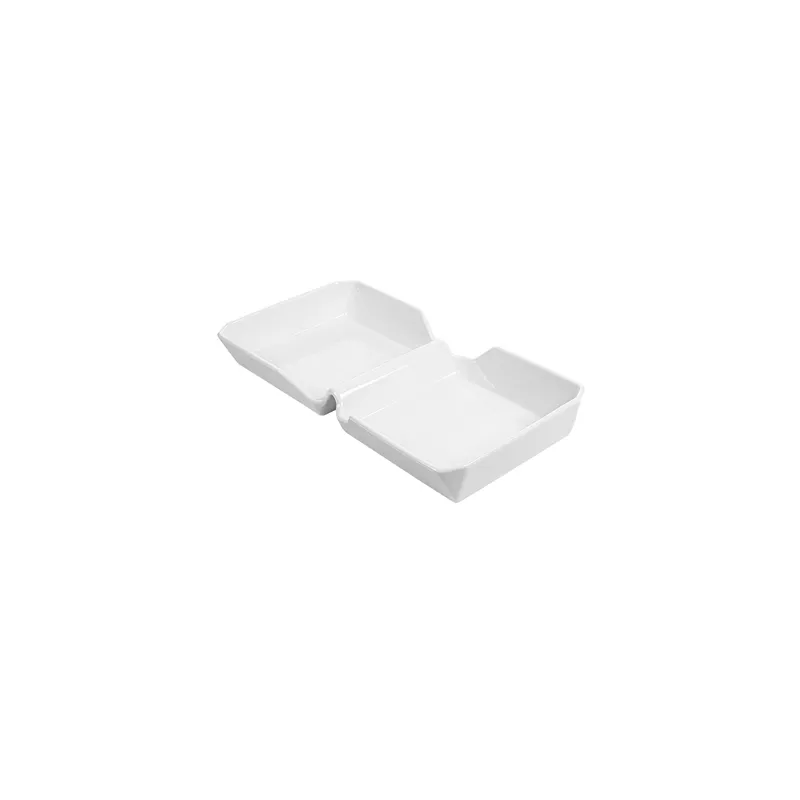 BURGER BOX AKALA 26x13,7x3,4 CM BLANC PORCELAINE (6 UNITÉ) BURGER BOX AKALA 26x13,7x3,4 CM BLANC PORCELAINE (6 UNITÉ)
