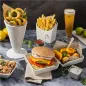 BURGER BOX AKALA 26x13,7x3,4 CM BLANC PORCELAINE (6 UNITÉ) BURGER BOX