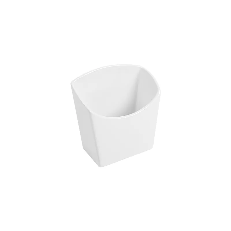 BOÎTES À FRITES S AKALA  12,4x6,5x12,7 CM BLANC PORCELAINE (6 UNITÉ)