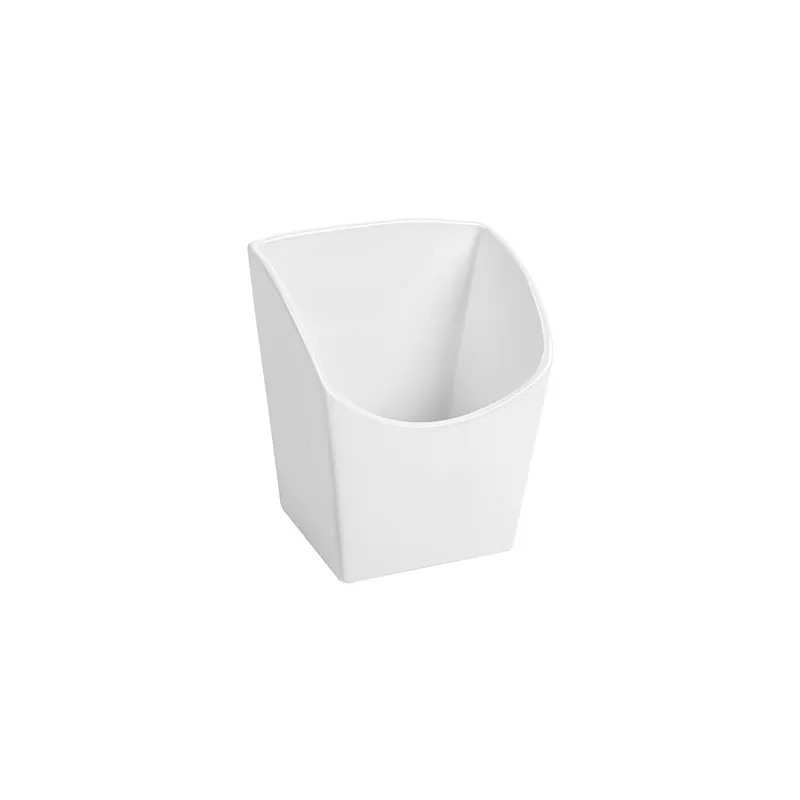 BOÎTES À FRITES L AKALA  13,3x9,4x14,6 CM BLANC PORCELAINE (6 UNITÉ)