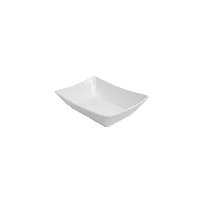 PANIERS À FRIRE L AKALA  19,3x13,3x4,8 CM BLANC PORCELAINE (6 UNITÉ)