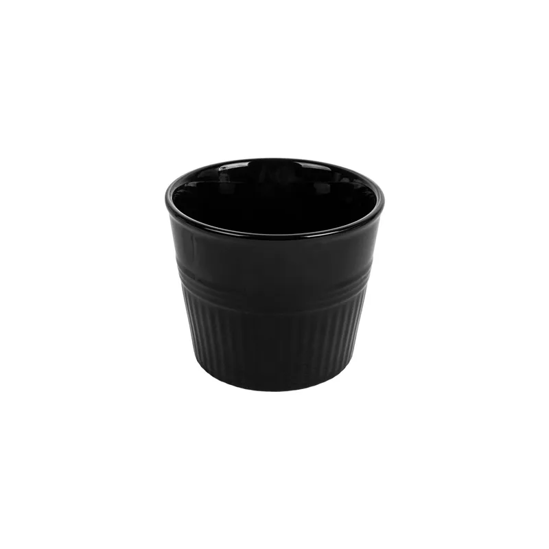 GOBELETS POUR FRITURES AKALA Ø10,3x9 CM NOIR PORCELAINE (6 UNITÉ) GOBELETS POUR FRITURES AKALA Ø10,3x9 CM NOIR PORCELAINE (6 UNITÉ)