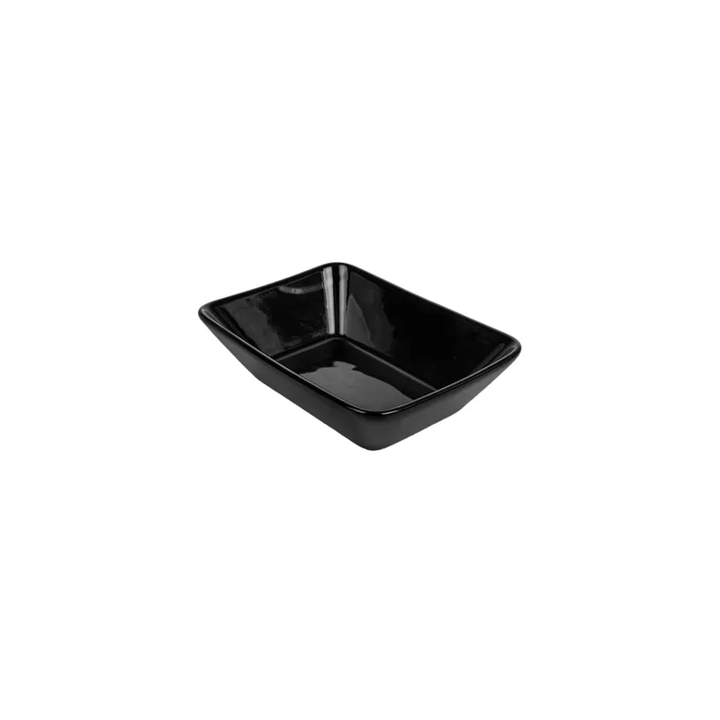 PANIERS À FRIRE S AKALA  13,5x9,4x3,2 CM NOIR PORCELAINE (6 UNITÉ)