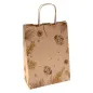 SACS SOS AVEC ANSES 'WINTER' 80 G/M2 26+14x32 CM NATUREL KRAFT (250 UNITÉ) SACS SOS AVEC ANSES