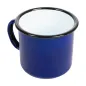 TASSES ENAMELWARE 350 ML Ø 8x8 CM BLEU ACIER ÉMAILLÉ (6 UNITÉ) TASSES