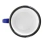 TASSES ENAMELWARE 350 ML Ø 8x8 CM BLEU ACIER ÉMAILLÉ (6 UNITÉ) TASSES