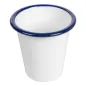 GOBELETS ENAMELWARE 310 ML Ø 9x9,6 CM BLANC ACIER ÉMAILLÉ (6 UNITÉ) GOBELETS