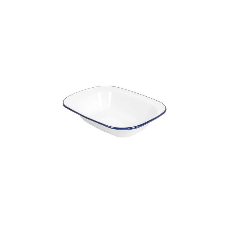 BOLS RECTANGULAIRES ENAMELWARE 980 ML 26x19x5,5 CM BLANC ACIER ÉMAILLÉ (6 UNITÉ) BOLS RECTANGULAIRES ENAMELWARE 980 ML 26x19x5,5 CM BLANC ACIER ÉMAILLÉ (6 UNITÉ)
