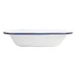 BOLS RECTANGULAIRES ENAMELWARE 980 ML 26x19x5,5 CM BLANC ACIER ÉMAILLÉ (6 UNITÉ) BOLS RECTANGULAIRES