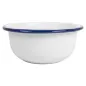 BOLS ENAMELWARE 300 ML Ø 11,5x5 CM BLANC ACIER ÉMAILLÉ (6 UNITÉ) BOLS