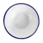 BOLS ENAMELWARE 300 ML Ø 11,5x5 CM BLANC ACIER ÉMAILLÉ (6 UNITÉ) BOLS