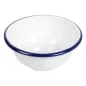 BOLS ENAMELWARE 470 ML Ø 14x7 CM BLANC ACIER ÉMAILLÉ (6 UNITÉ) BOLS
