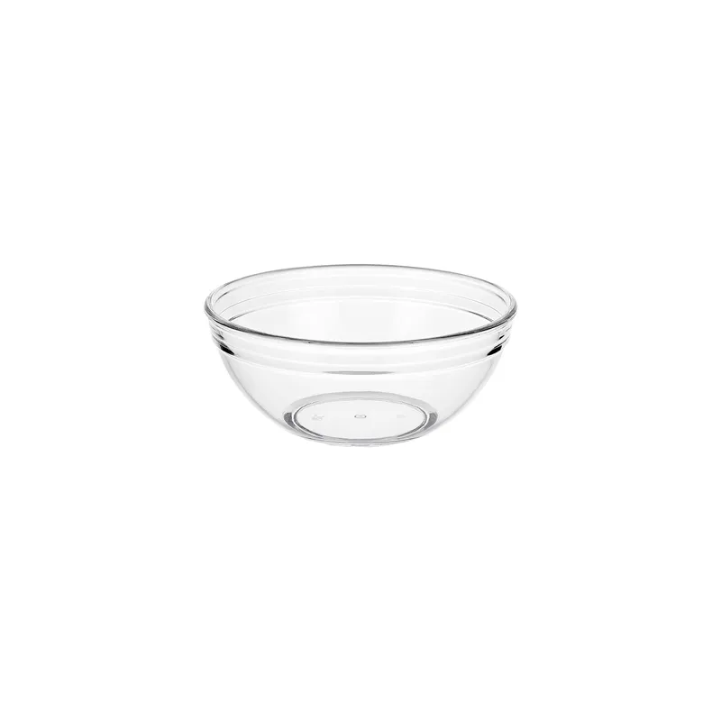 POTS SALADIERS  990 ML Ø 16,8/7,2x7 CM TRANSPARENT POLYCARBONATE (10 UNITÉ)