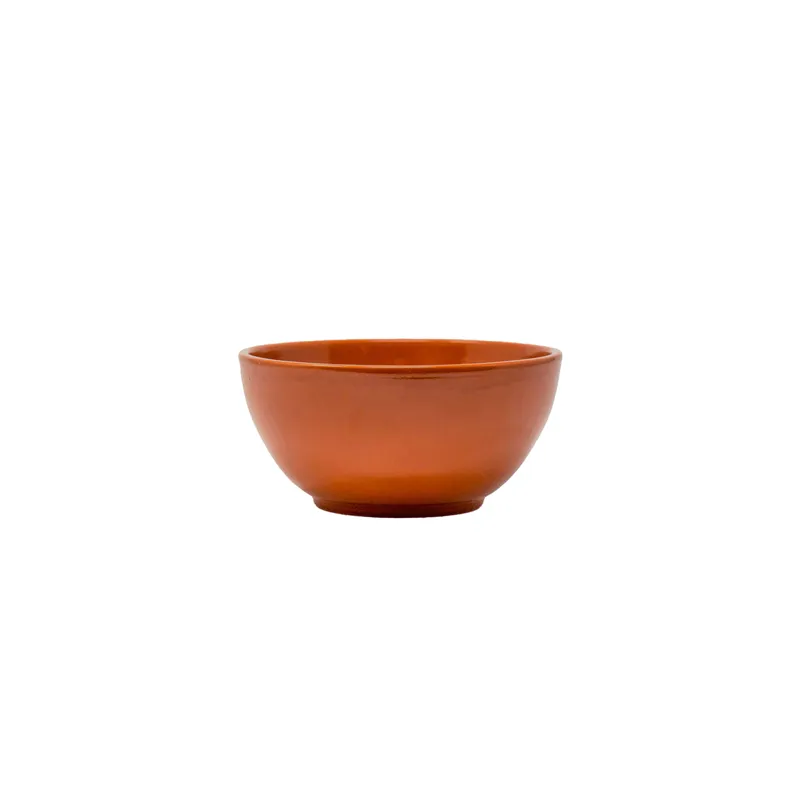 BOLS EN FAÏENCE  600 ML Ø 15x7,3 CM MARRON ROUGEATRE CERAMIQUE (20 UNITÉ)
