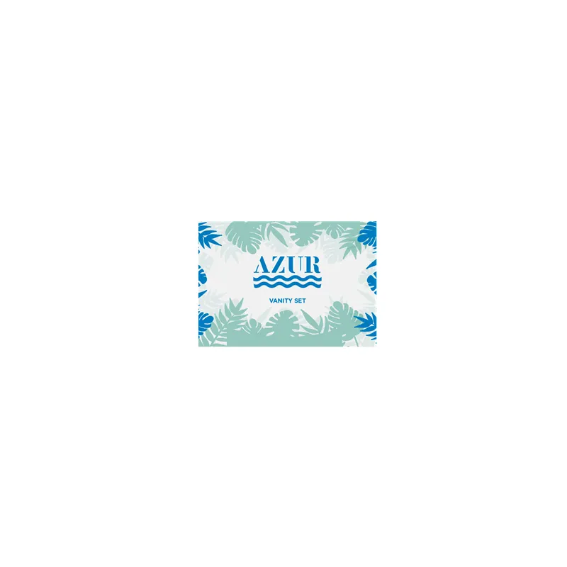 VANITY SET EN SACHET BLANC 'AZUR' 10,5x7 CM (250 UNITÉ) VANITY SET EN SACHET BLANC 'AZUR' 10,5x7 CM (250 UNITÉ)