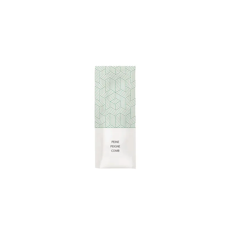 PEIGNES EN SACHETS BLANC 'THERAPY'  12,5 CM BEIGE PP (250 UNITÉ)