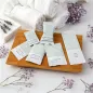 VANITY SET EN SACHET BLANC 'THERAPY' 7x10,5 CM (250 UNITÉ) VANITY SET EN SACHET BLANC