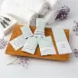 KIT DE COUTURE EN SACHET BLANC 'THERAPY' 7x10,5 CM (250 UNITÉ) KIT DE COUTURE EN SACHET BLANC
