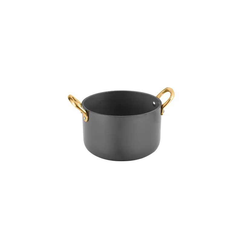 MINI SAUTOIR ARTINOX 600 ML Ø 11x7 CM NOIR INOX + ALUMINIUM (1 UNITÉ)