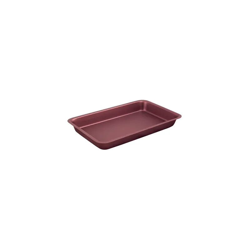 PLATEAU FAST FOOD ARTINOX  25,5x15,75x3 CM BORDEAUX INOX (1 UNITÉ)