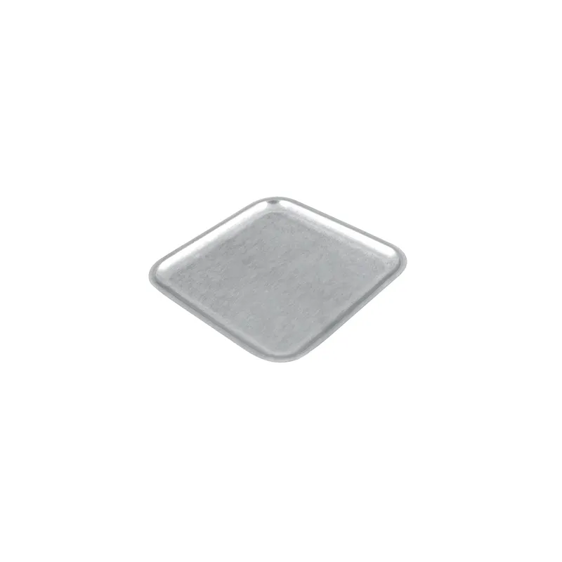 ASSIETTES PLATES CARRÉS ARTINOX 'VINTAGE'  18x18x1 CM ARGENTE INOX (1 UNITÉ)