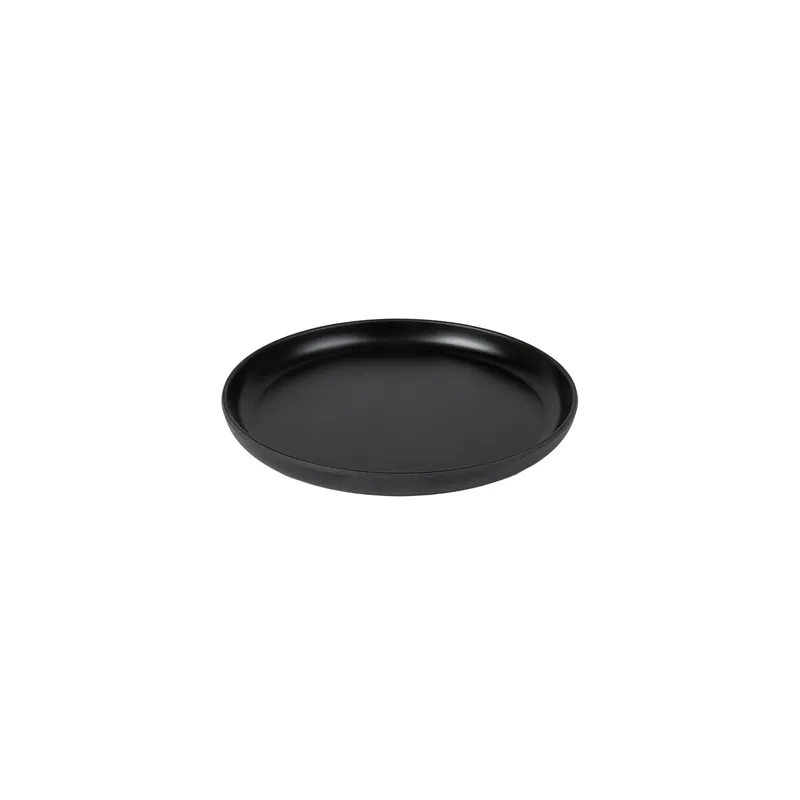 ASSIETTES PLATES ASAMI WARE  Ø 19x2 CM NOIR MÉLAMINE (6 UNITÉ)