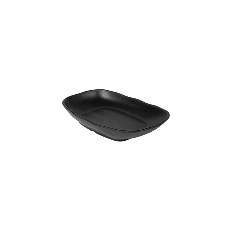 BOLS RECTANGULAIRES ASAMI WARE  25,2x15,8x4,2 CM NOIR MÉLAMINE (6 UNITÉ)