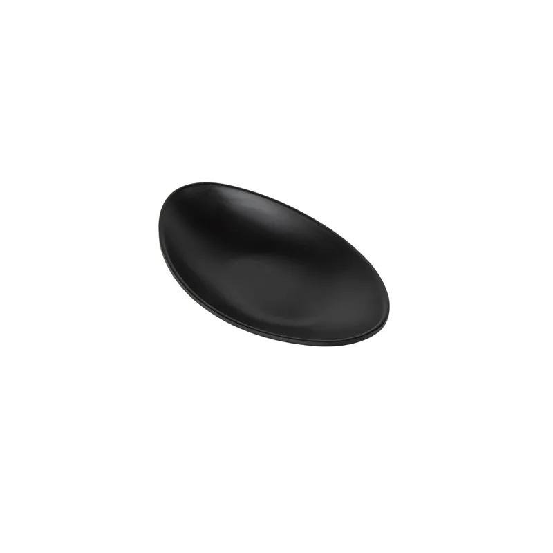BOLS OVALES ASAMI WARE  18,2x10,1x3 CM NOIR MÉLAMINE (6 UNITÉ)