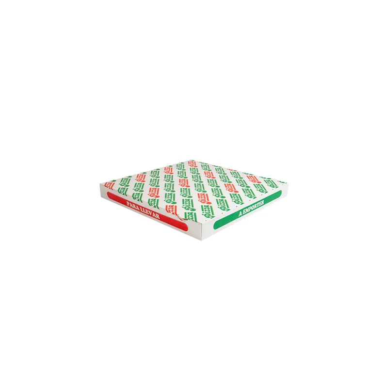 BOÎTES PIZZA   46x46x5 CM BLANC CARTON MICROCANAL (50 UNITÉ)