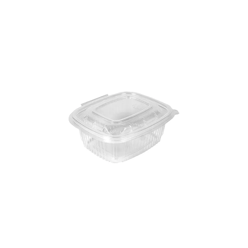 RÉCIPIENT AVEC CHARNIÈRE  500 ML 14,3x12,6x5,5 CM TRANSPARENT PP (300 UNITÉ)