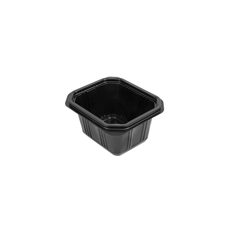 RÉCIPIENT  500 ML 13,9x11,8x7 CM NOIR PP (1200 UNITÉ)