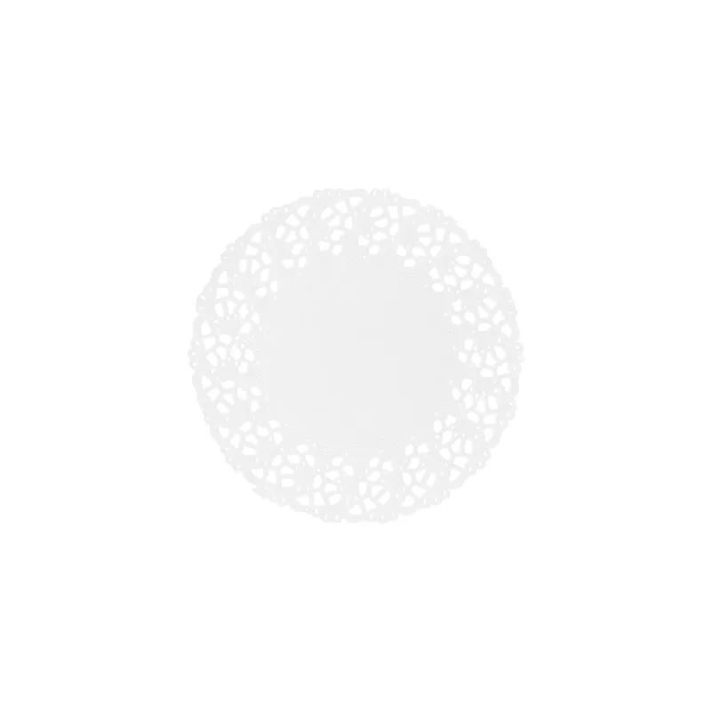 DENTELLES RONDES AJOURÉES 53 G/M2 Ø 9 CM BLANC PAPIER (250 UNITÉ) DENTELLES RONDES AJOURÉES 53 G/M2 Ø 9 CM BLANC PAPIER (250 UNITÉ)