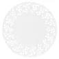 DENTELLES RONDES AJOURÉES 53 G/M2 Ø 9 CM BLANC PAPIER (250 UNITÉ) DENTELLES RONDES AJOURÉES